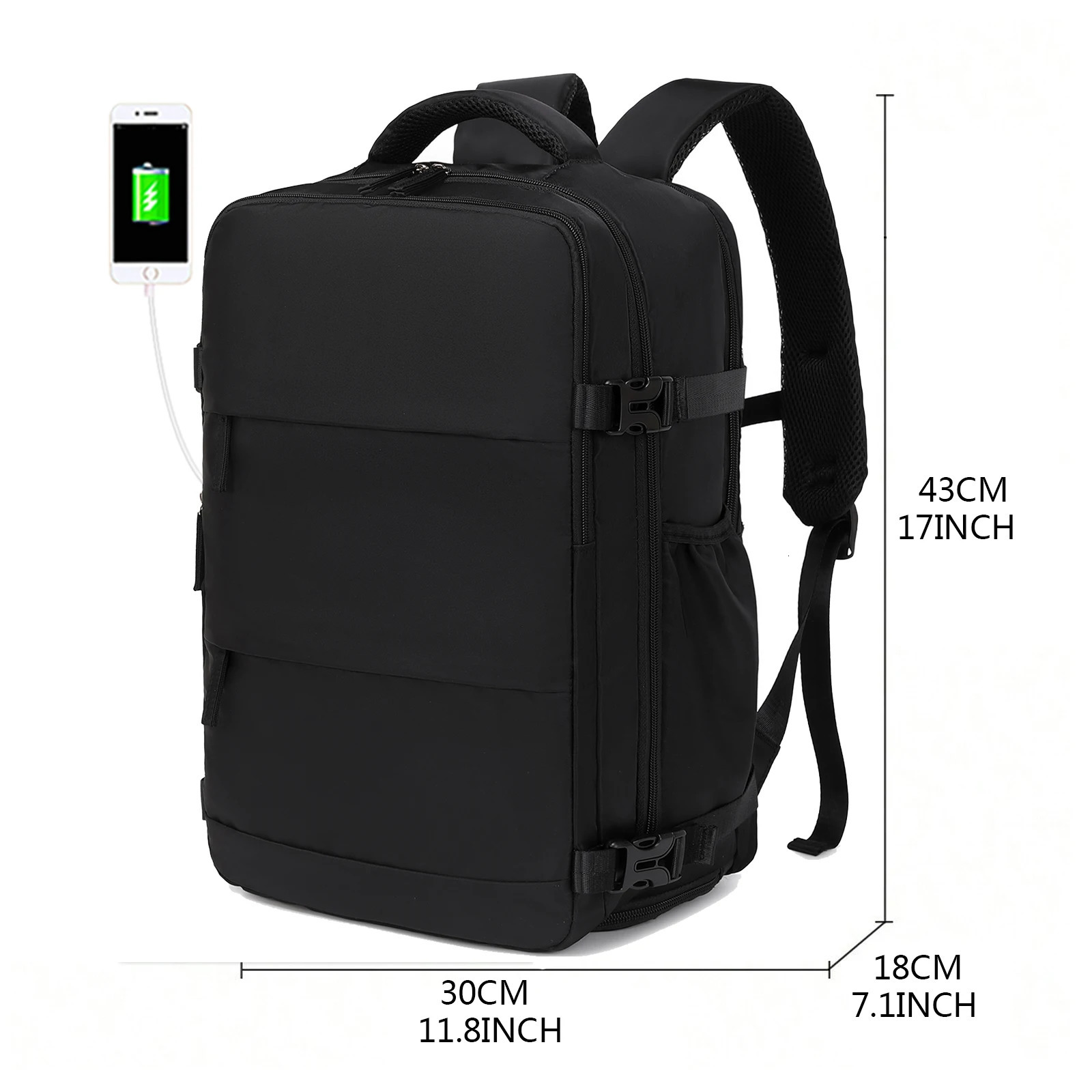 School Bags Mens travel backpack airline approved waterproof 156inch laptop for women school with shoe compartment 231101