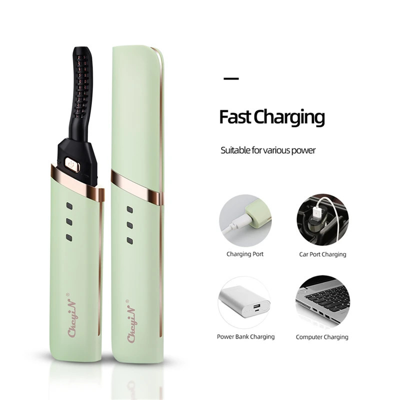 Eyelash Curler Electric Eyelash Curler USB Rechargeable Mini Adjusted Heated Eyelash Long Lasting Ironing Eyelash Curler Beauty Makeup Tool 231102