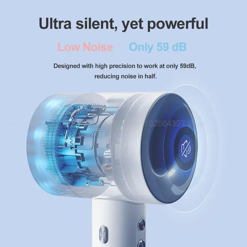 Hair Dryers Leafless Hair Dryer Negative Ion hair care Professinal Quick Dry 220V Home Powerful Hairdryer Constant Anion Electric Hair Dryer 231102