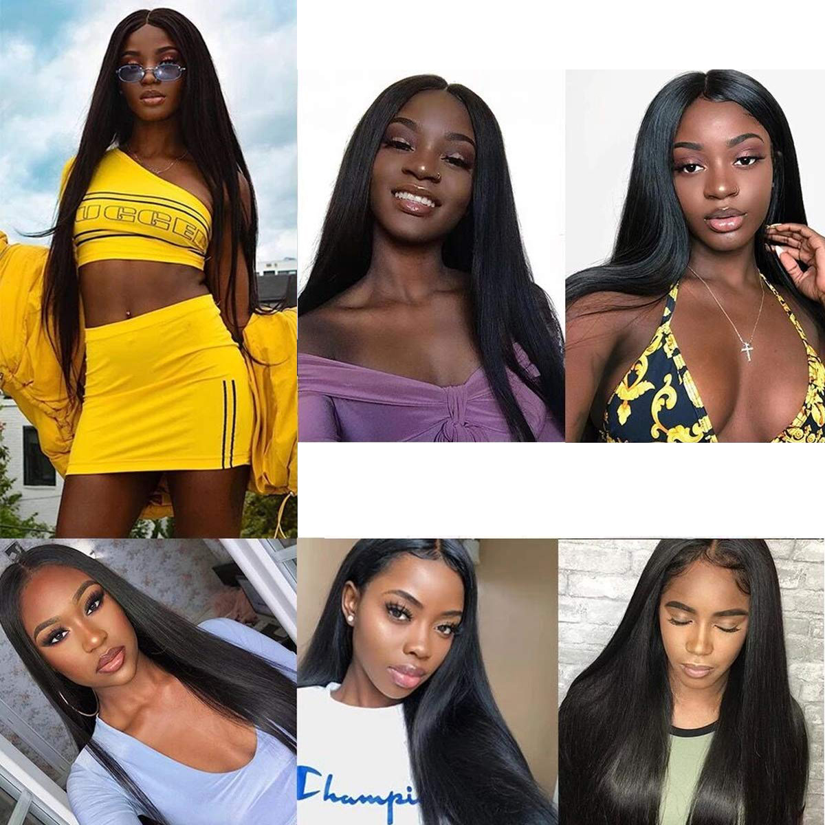 Brazilian Straight Human Hair 13x4 Transparent Lace Frontal Wigs Pre Plucked with Natural Hairline