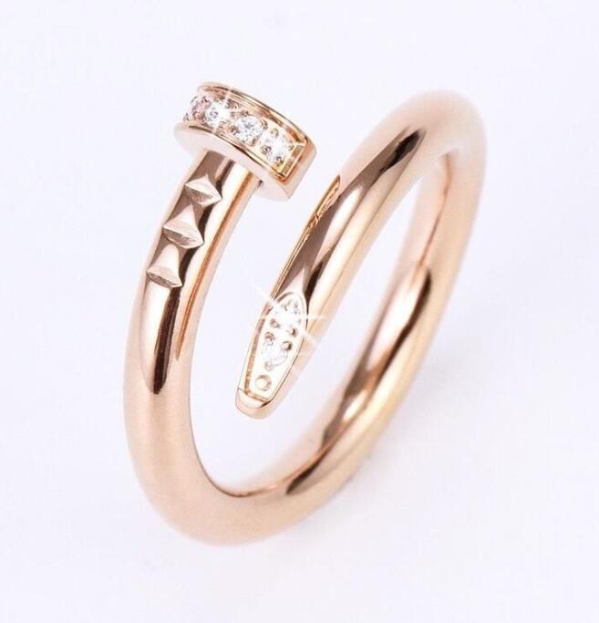 2023 Love rings womens Jewelry titanium steel single nail ring European and American fashion street hip hop casual couple Classic gold Silver 11
2023 Love rings womens Jewelry titanium steel single nail ring European and American fashion street hip hop casual couple Classic gold Silver 11