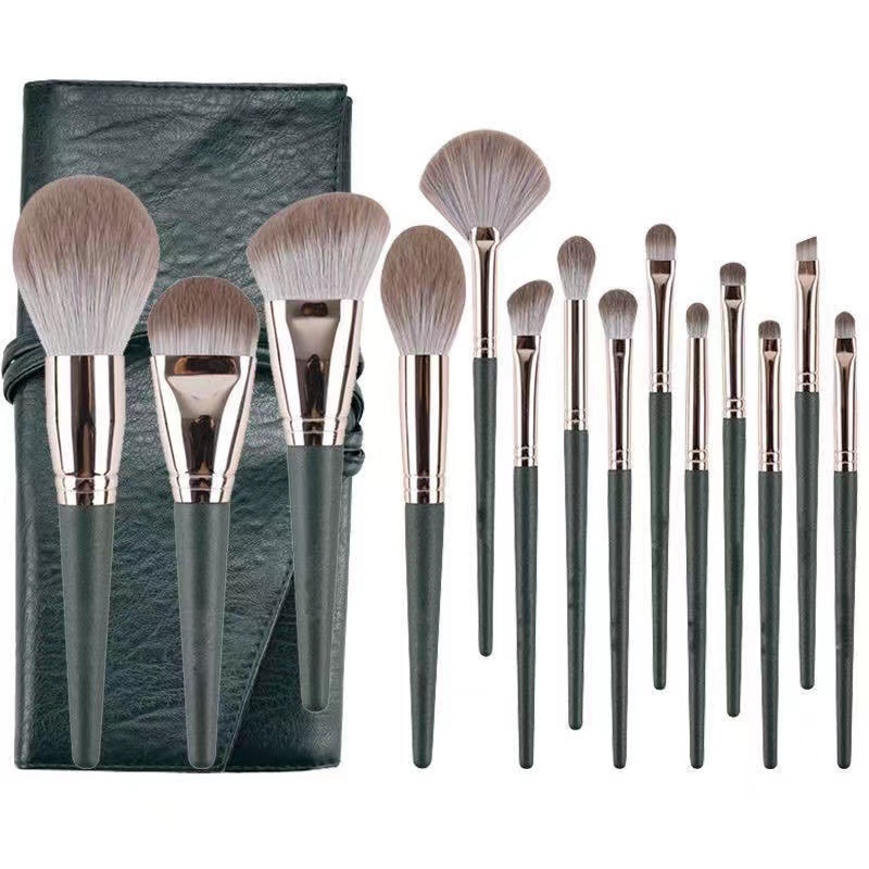 14pcs Makeup Brushes Set Soft Fluffy Cosmetic Powder Eye Shadow Foundation Blush Blending Beauty Makeup Tools