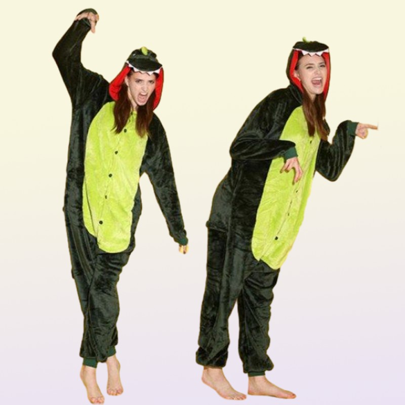Gauges Animal Costumes Gold Grey Pink Green Dinosaur Onesies Onesie Pajamas Kigurumi Jumpsuit Hoodies Sleepwear for Adults Whole Orde