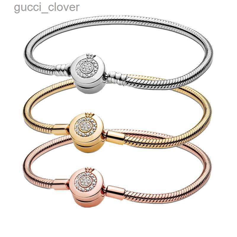 Sterling Silver 925 Charm Bracelets Sparkle Crown Letter O Snake Bone Chain Bracelet Fit Pandora beads With Box Gift Fashion Jewelry
Sterling Silver 925 Charm Bracelets Sparkle Crown Letter O Snake Bone Chain Bracelet Fit Pandora beads With Box Gift Fashion Jewelry