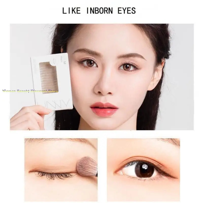 Eyelid Tools 3 Boxes Unny Eyelid Tape Sticker Invisible Double Eyelid Paste Stripe Self-adhesive Natural Bigger Eyes Makeup Tool 231102
