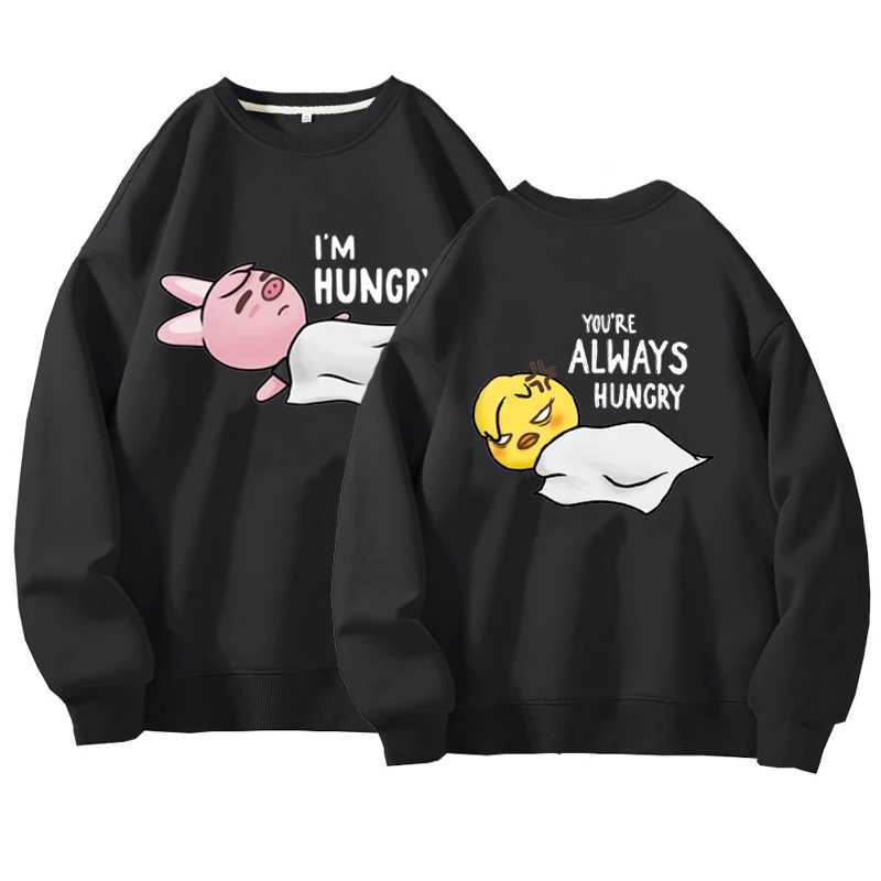 Women's Hoodies Sweatshirts I'm Hungry Stray Kids Sweatshirt Woman Cotton Kpop Korean Fashion Funny Graphic Hoodies Oversized Streetwear Fem