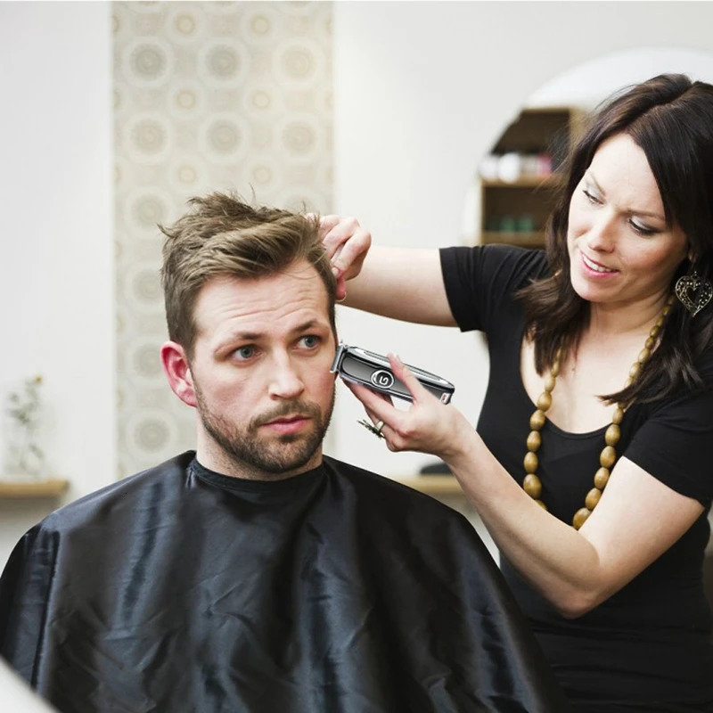 Hair Trimmer Original Geemy hair trimmer professional for men beard clipper rechargeable face cutter machine electric haircut 231102