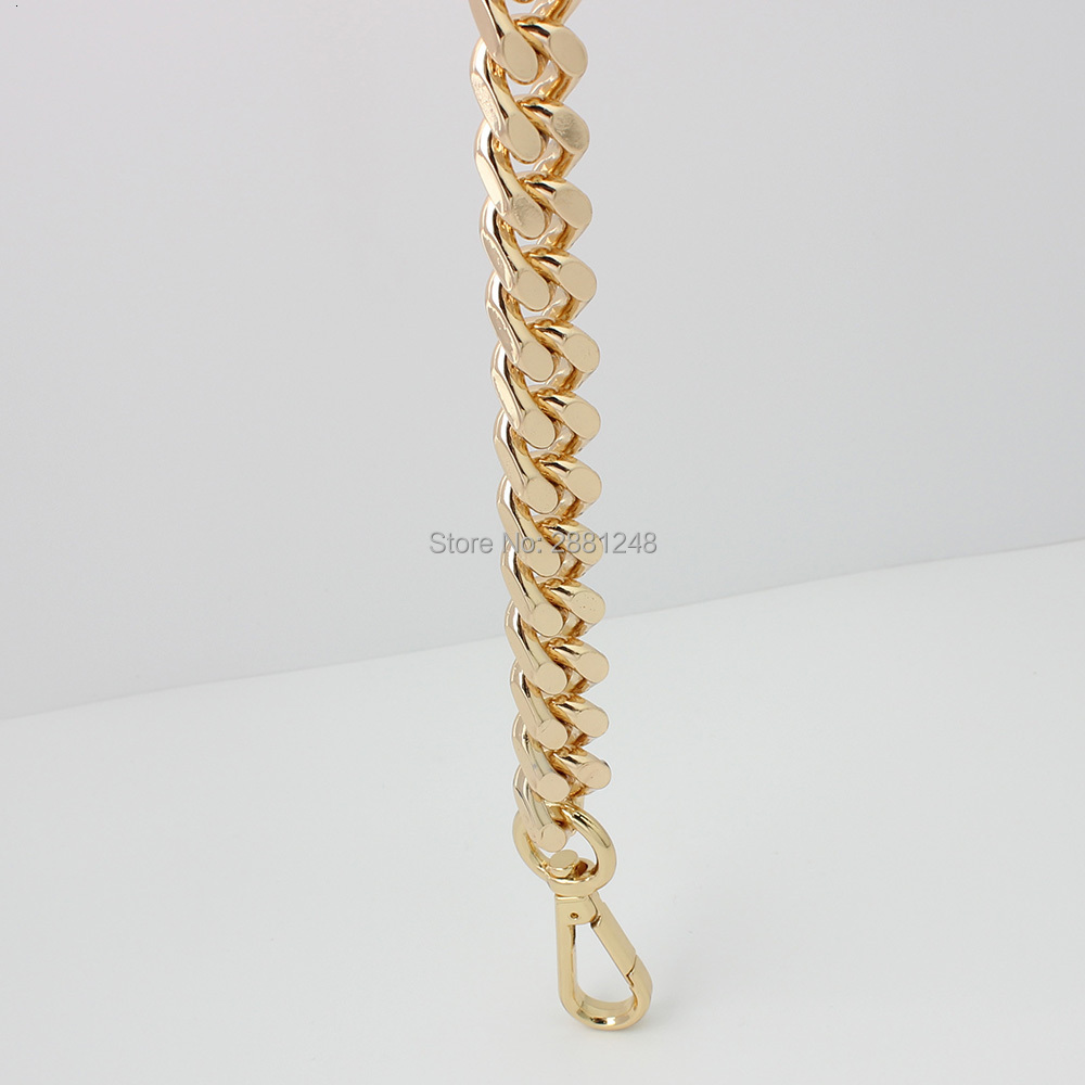 Bag Parts Accessories 1-5pcs 15mm Advanced Aluminum Make Chain Exceed Light Weight Bags Parts DIY Handles Accessory Handbag Straps Shoulder Bag Chains