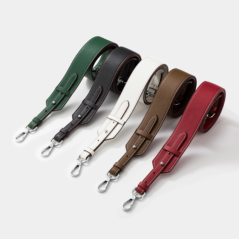 Parts High-quality Cow Wide Bag Cross Pattern Adjustable Cross-body Leather Shoulder Strap Handbag Accessories 230403 36ed 4