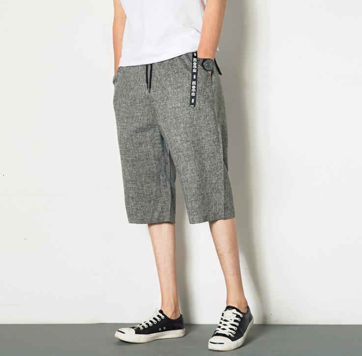 Men's Shorts Summer Casual Men's Knee Length Shorts Loose Jogger Shorts High Quality Men's Beach Japanese Hougong Pants 230403