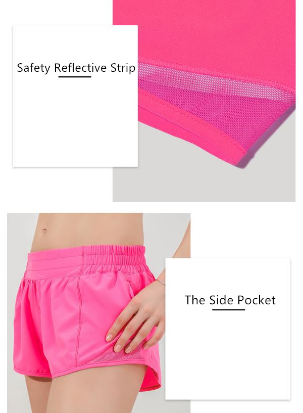 Womens Yoga Shorts Outfits With Exercise Fitness Wear Short Pants Girls Running Elastic Pants Sportswear Pockets lM88248