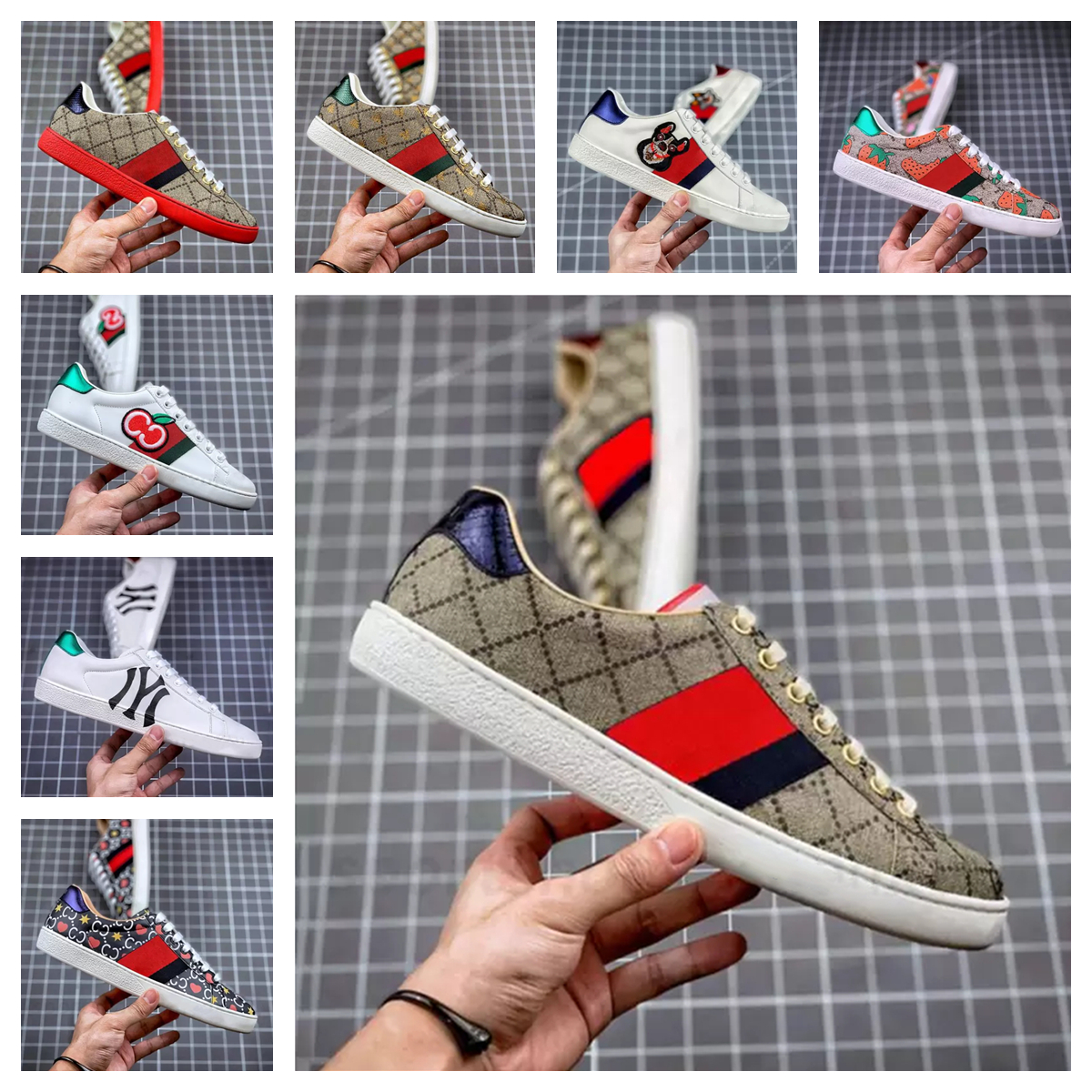 Luxury Designer Bee Ace Sneaker Casual Shoes Chaussures Low Top Leather Sneakers bees Stripes Shoe Walking Sports Men Women Trainers Scarpe 36-46, 13
Luxury Designer Bee Ace Sneaker Casual Shoes Chaussures Low Top Leather Sneakers bees Stripes Shoe Walking Sports Men Women Trainers Scarpe 36-46, 13