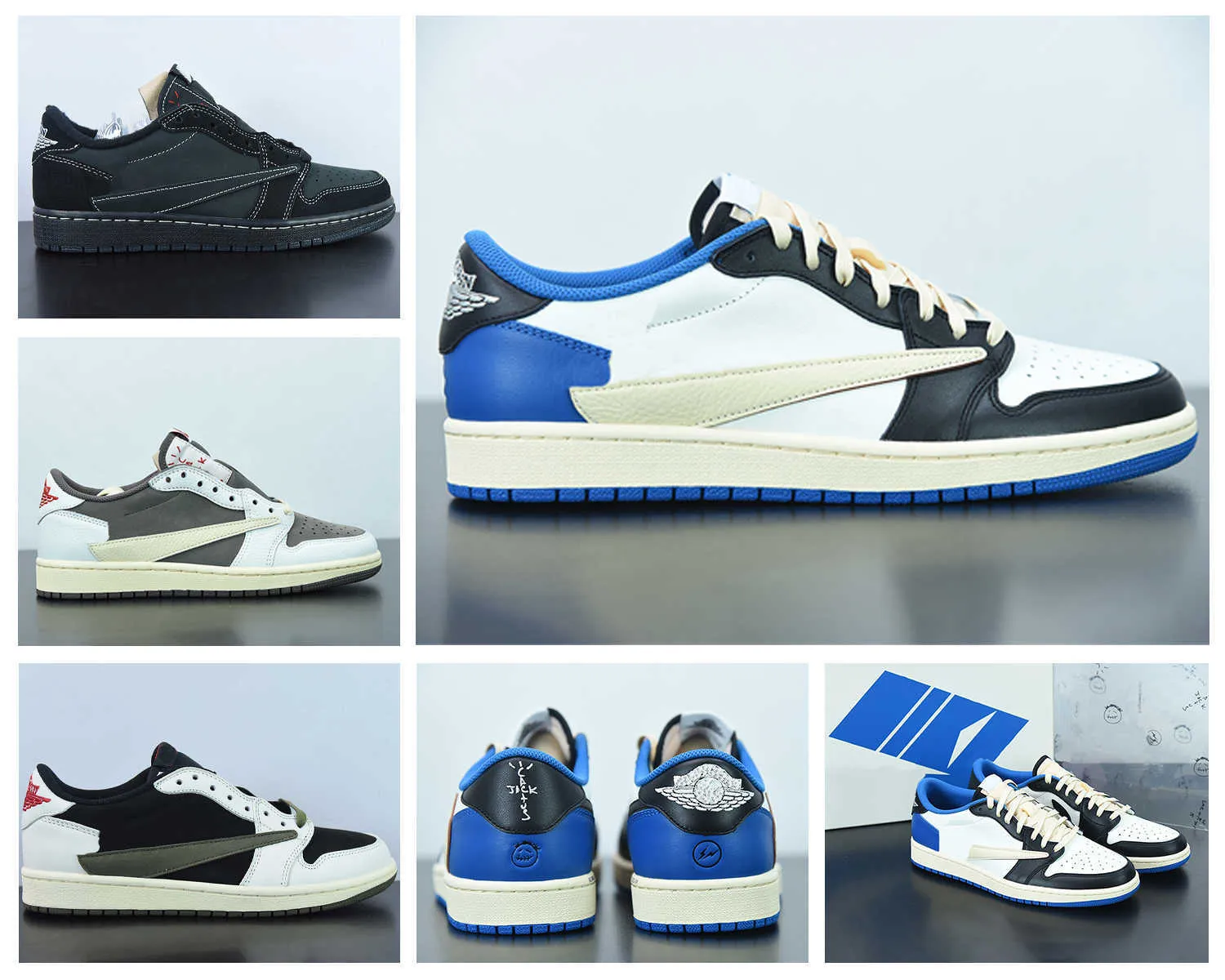 2023 Basketball Shoes Jumpman 1 Low OG Travis Scotts x Fragment Military Blue Black Phantom Reverse Mocha Dark Brown Mocha Olive Designer Sports Sneakers With Box, Blue black phantom reverse mocha dark br
2023 Basketball Shoes Jumpman 1 Low OG Travis Scotts x Fragment Military Blue Black Phantom Reverse Mocha Dark Brown Mocha Olive Designer Sports Sneakers With Box, Blue black phantom reverse mocha dark br