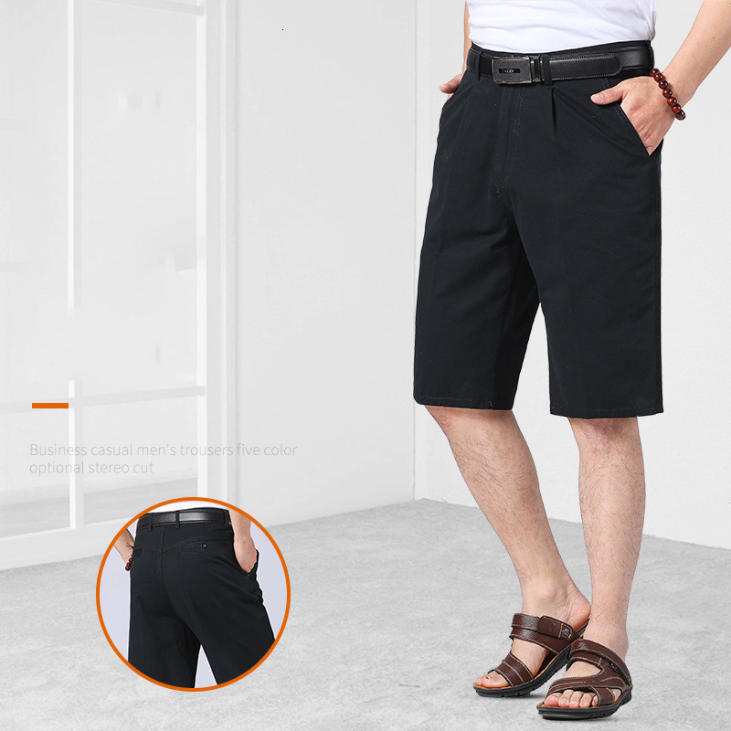Men's Shorts Men's Loose Casual Shorts Summer Business Fashion Shorts Men's Comfortable Cotton Pants Plus Size Shorts 230403