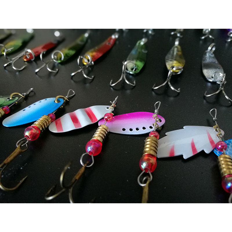 Baits Lures FJORD 30pcslot Spinners Fishing Kit Set of Wobblers Metal Spoon Lures Summer Freshwater Saltwater Fishing Tackle Baits 230331