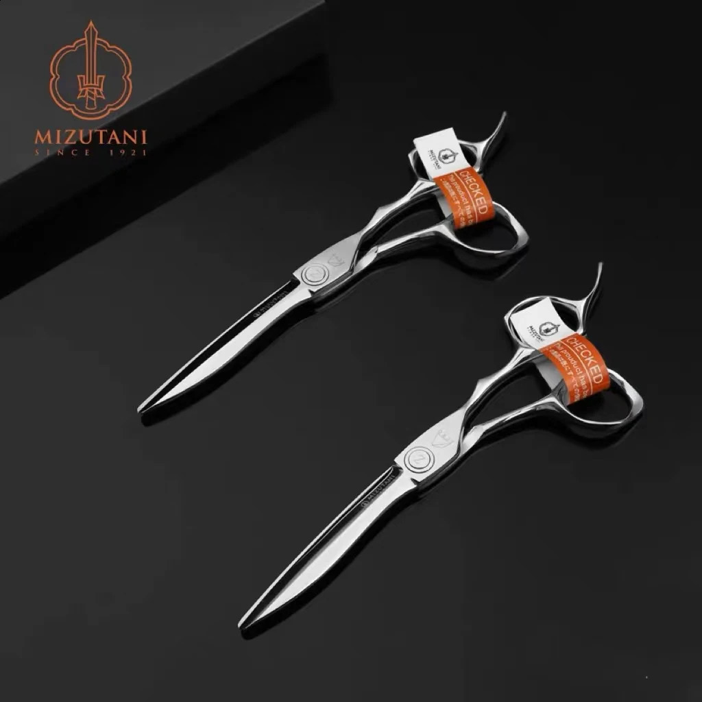 Scissors Shears Mizutani barber professional hairdressing scissors 60 Inch 440C material High end salon Hair cutting 231102