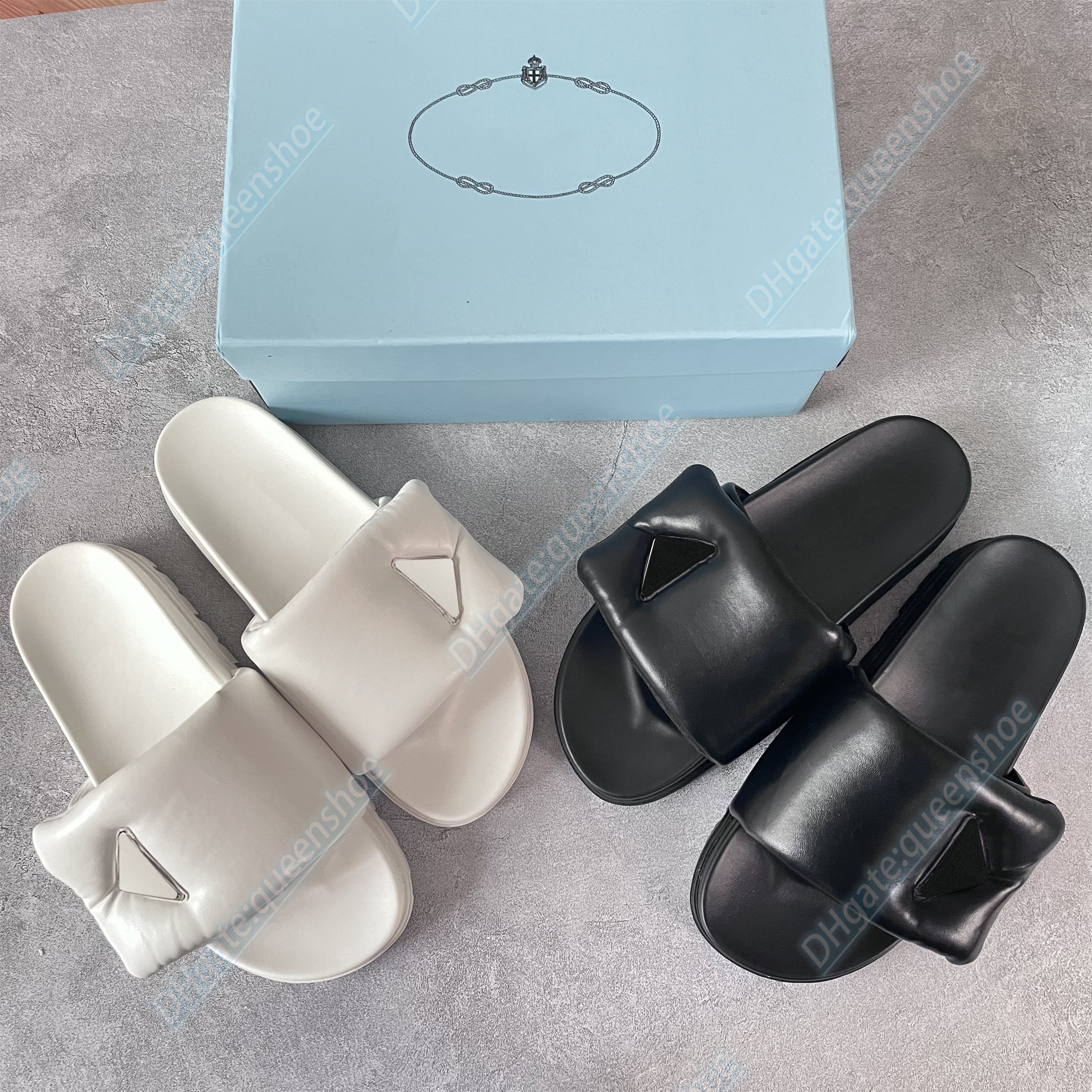 luxury woman slipper designer man sandal Soft padded nappa leather slides metal triangle Lug tread rubber sole sandal Summer Leisure Fashion Outdoor shoe, White
luxury woman slipper designer man sandal Soft padded nappa leather slides metal triangle Lug tread rubber sole sandal Summer Leisure Fashion Outdoor shoe, White
