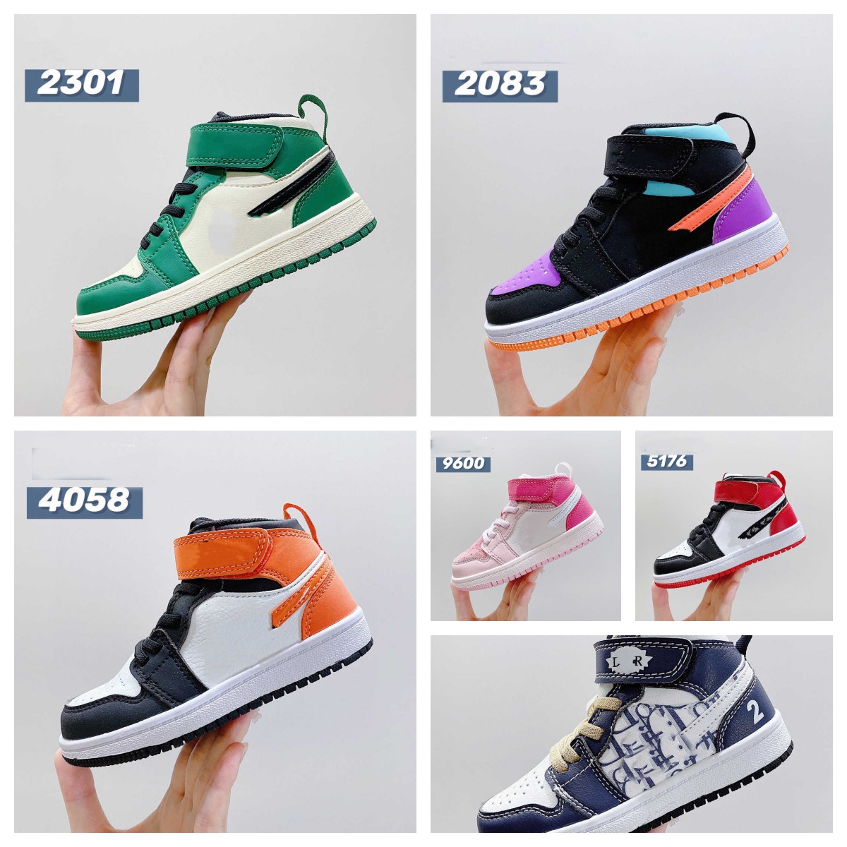 Top Quality Jumpman 1 High Top1s Infant Kids Sneakers Pink Basketball Shoes Dark Mocha Trainers Edge Glow Volt Gold High Light Smoke Grey Candy Small Big Boys Girls, #10
Top Quality Jumpman 1 High Top1s Infant Kids Sneakers Pink Basketball Shoes Dark Mocha Trainers Edge Glow Volt Gold High Light Smoke Grey Candy Small Big Boys Girls, #10