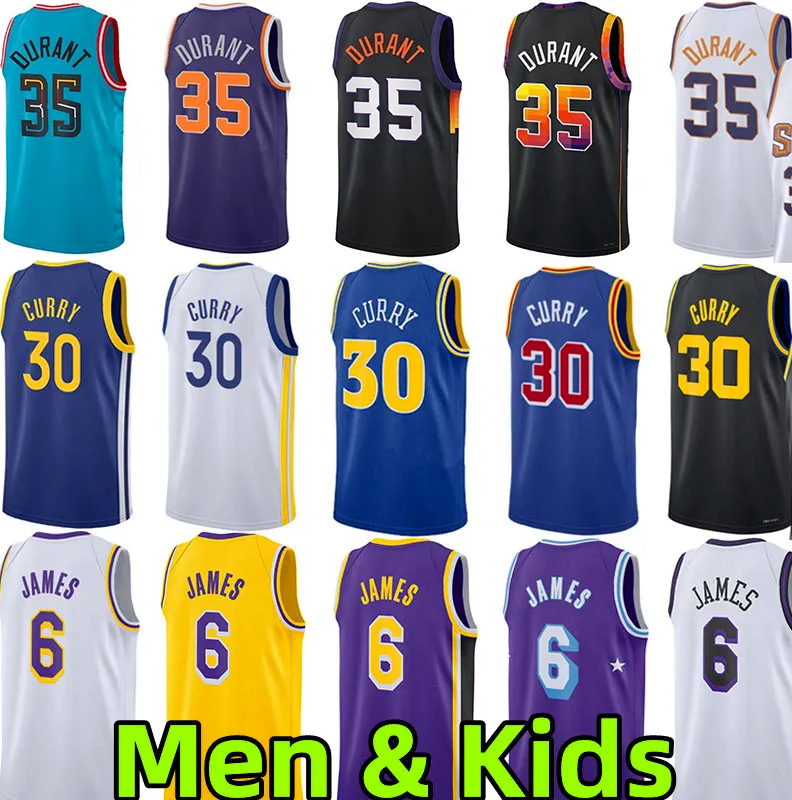 2023 #6 james Stephen #30 Curry Basketball Jerseys Men Kids Jersey Kevin Durant #35 City Breathable mesh 75th edition Wear
2023 #6 james Stephen #30 Curry Basketball Jerseys Men Kids Jersey Kevin Durant #35 City Breathable mesh 75th edition Wear