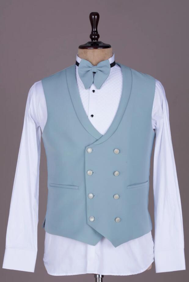 Three Pieces Wedding Tuxedos Men Suits Handsome Casual Applicants Peaked Lapel Suit One Buttons Customized Packets Multi-scenario Coat Vest Pants