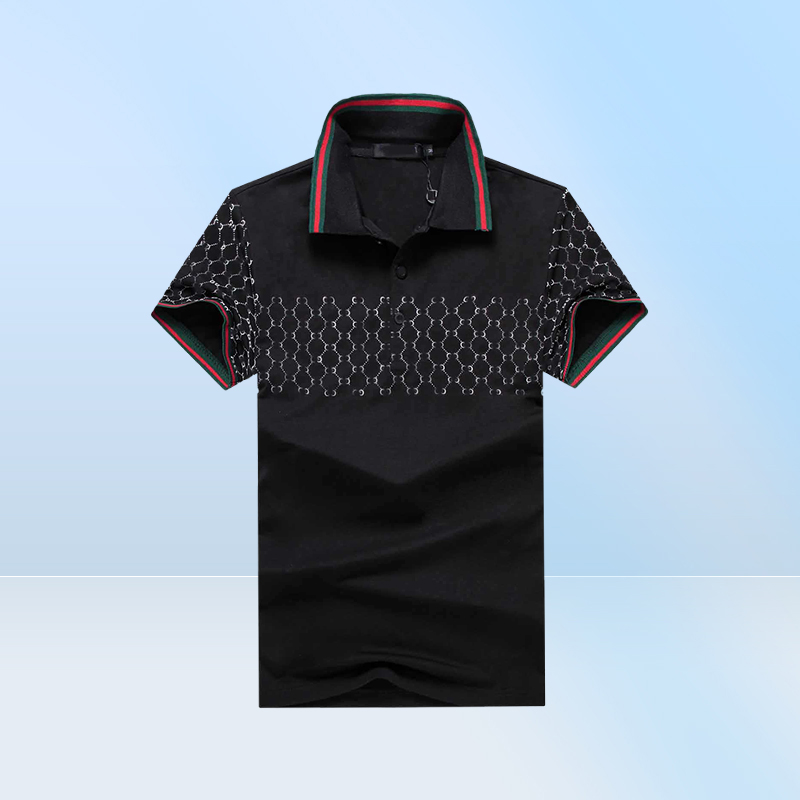 Tshirt Italy POLOT shirt fashion men polo shirts short sleeves casual cotton Tshirts high quality casualetter Down Collar T