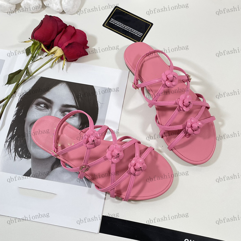 Women Flat Sandals Small Low-heeled Slippers Genuine Leather Camellia Leather Adjustable Ankle Buckle Classic Black Brand Designer Ballet Shoes Street Casual Shoe, Box
Women Flat Sandals Small Low-heeled Slippers Genuine Leather Camellia Leather Adjustable Ankle Buckle Classic Black Brand Designer Ballet Shoes Street Casual Shoe, Box