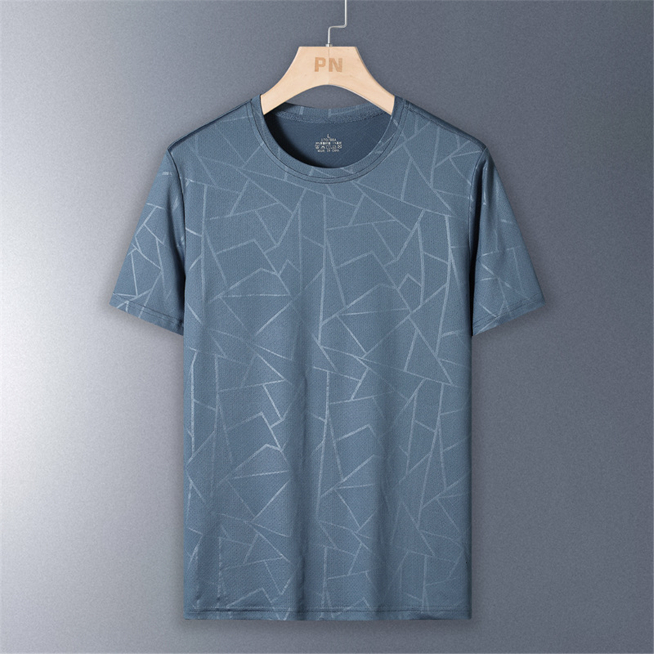 Men's T-Shirts Summer T-shirt Men's Breathable Cool T-shirt Summer Short Sleeve T-shirt O-Neck Top T-shirt Fashion Casual Geometric Line Pri
