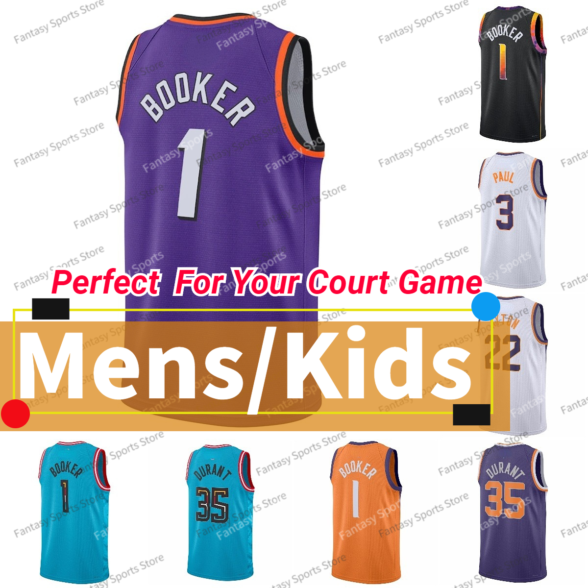 New Devin Booker Jersey Basketball Chris Paul Deandre Bazley Ayton Kevin Durant Jock Landale Torrey Craig Payne Damion Lee 22-23 Season Jerseys Men Kids Shirt S-XXXL, Color5
New Devin Booker Jersey Basketball Chris Paul Deandre Bazley Ayton Kevin Durant Jock Landale Torrey Craig Payne Damion Lee 22-23 Season Jerseys Men Kids Shirt S-XXXL, Color5