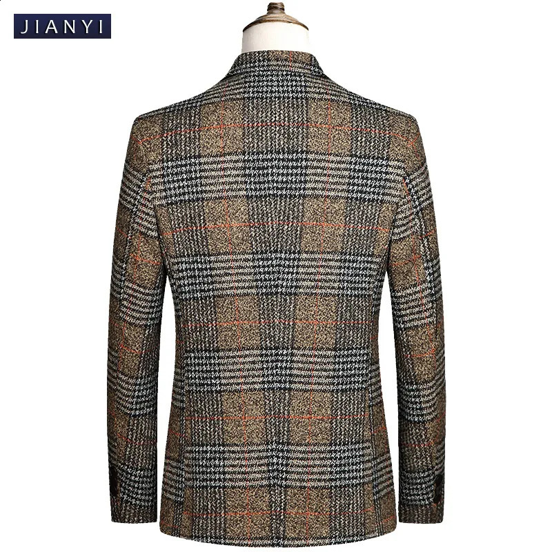 Men's Jackets Fashion Men's Casual Boutique Business Plaid Slim Formal Suit Dress Blazers Jacket Coat 231102