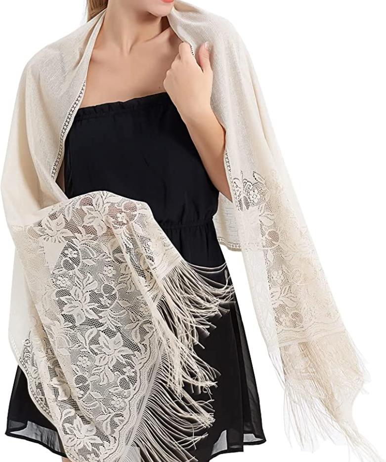 Fashion Tassels Shawls Wraps Others Apparel for Evening Dresses Scarfs for Women Pashmina Wedding Formal Shawl Tops Cover Up