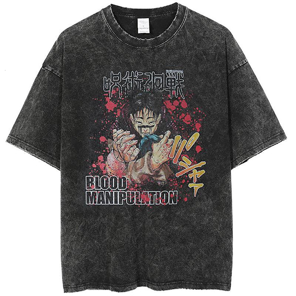 Mens TShirts Vintage Washed Men T Shirt Anime Jujutsu Kaisen Tshirts 100% Cotton Summer Casual Loose Tees Unisex Harajuku Streetwear Tops 230403, Darkgrey29
Mens TShirts Vintage Washed Men T Shirt Anime Jujutsu Kaisen Tshirts 100% Cotton Summer Casual Loose Tees Unisex Harajuku Streetwear Tops 230403, Darkgrey29