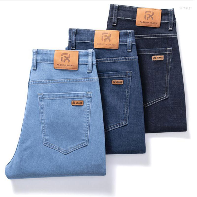 Men's Jeans 2023 Spring Summer Men's Loose Thin Business Casual Ice Silk Fabric Straight Denim Pants Male Plus Size Trousers 40 42, 808-drak blue
Men's Jeans 2023 Spring Summer Men's Loose Thin Business Casual Ice Silk Fabric Straight Denim Pants Male Plus Size Trousers 40 42, 808-drak blue