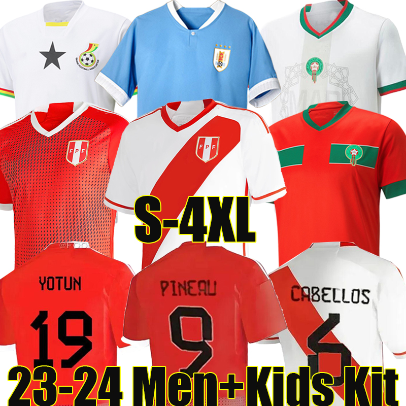 4XL 2023 Peru Soccer Jerseys 22/23/24 Morocco Ecuador Uruguay Senegal Ghana LAPADULA LUIS LBERICO PINEAU CUEVAS CARTAGENA TAPIA VALERA AQUINO L. SUAREZ Football Shirt, Saineijiaer 22-23 away
4XL 2023 Peru Soccer Jerseys 22/23/24 Morocco Ecuador Uruguay Senegal Ghana LAPADULA LUIS LBERICO PINEAU CUEVAS CARTAGENA TAPIA VALERA AQUINO L. SUAREZ Football Shirt, Saineijiaer 22-23 away