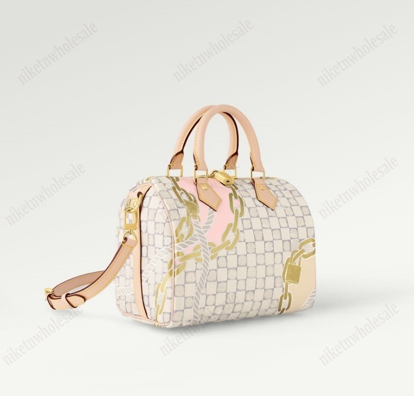 Nautical Speedy Bandouliere 25 Boston Bag N40473 Damier Azur canvas Handbag 2023 New Spring Collection Shoulder Bag, Color-01
Nautical Speedy Bandouliere 25 Boston Bag N40473 Damier Azur canvas Handbag 2023 New Spring Collection Shoulder Bag, Color-01