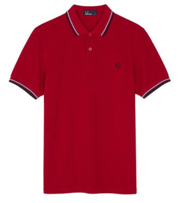 Hot High quality classic polo shirt English cotton short sleeve 2023 designer brand summer tennis men's t-shirt 12 colors Fred Perry