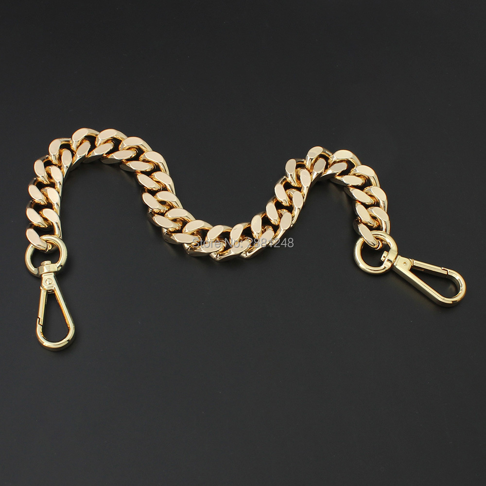 Bag Parts Accessories 1-5pcs 15mm Advanced Aluminum Make Chain Exceed Light Weight Bags Parts DIY Handles Accessory Handbag Straps Shoulder Bag Chains