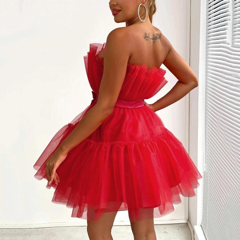 Casual Dresses Tulle Dress Women Short Puffy Prom Strapless Mesh Birthday Fairy Ruffle Cocktail Party Poofy Gown Poshoot, Black
Casual Dresses Tulle Dress Women Short Puffy Prom Strapless Mesh Birthday Fairy Ruffle Cocktail Party Poofy Gown Poshoot, Black