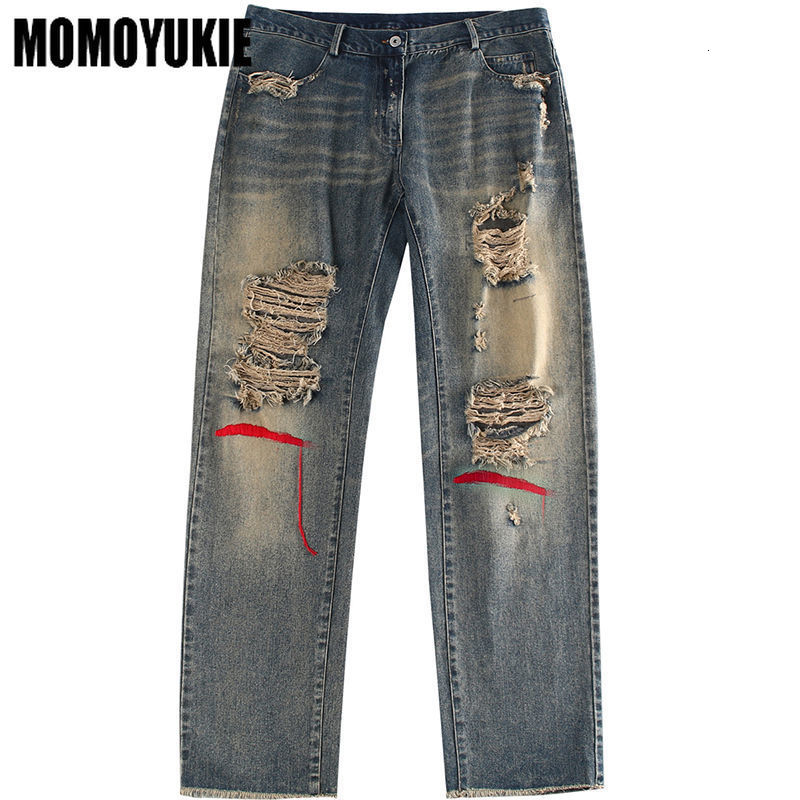 Women's Jeans spring womens ripped hole boyfriend high waist Women's Wide leg jeans baggy woman denim Pants jean mom jeans trousers 230403