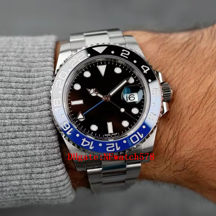 Men's Watch GMT II--126710 40mm Ceramic Watch Ring Luxury Men's Mechanical Automatic Movement 3235 Wrist Watch, Tool needle
Men's Watch GMT II--126710 40mm Ceramic Watch Ring Luxury Men's Mechanical Automatic Movement 3235 Wrist Watch, Tool needle