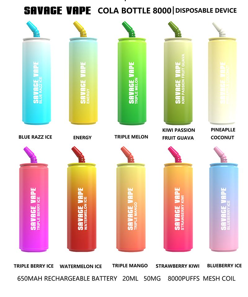 e cigarette savage cola bottle 8000 puffs disposables vapes disposable zooy puff 7k rechargeable 650mah battery 20ml capacity 50mg vaper desechables
e cigarette savage cola bottle 8000 puffs disposables vapes disposable zooy puff 7k rechargeable 650mah battery 20ml capacity 50mg vaper desechables