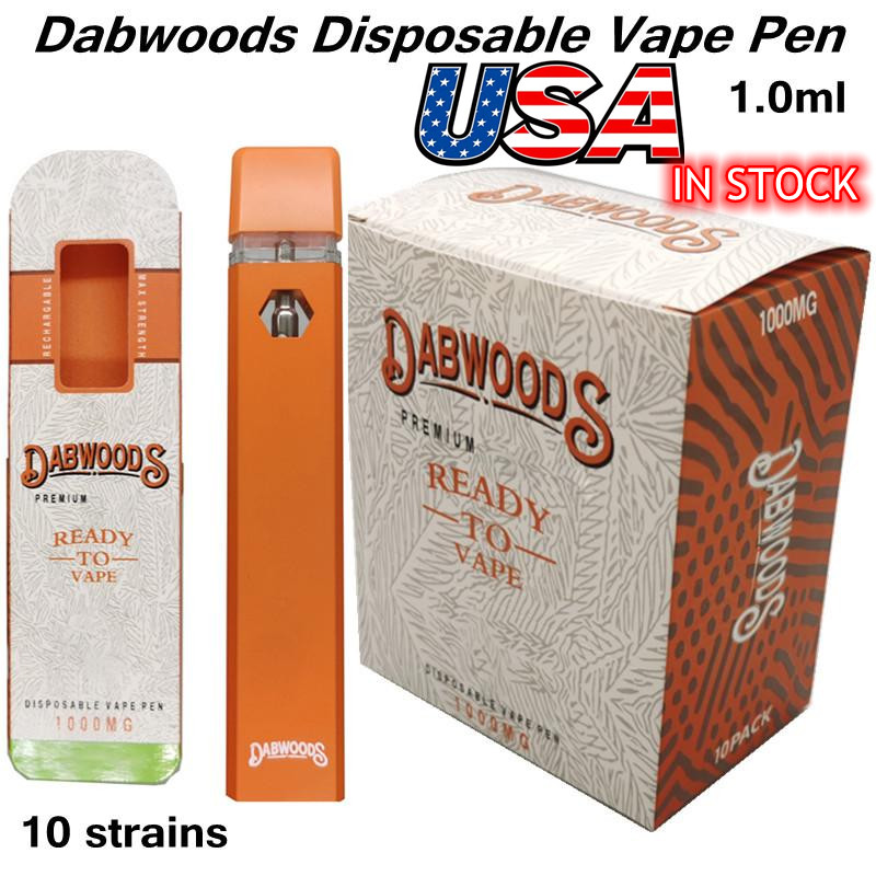 Dabwoods Disposable Vape Pen USA STOCK Rechargeable E Cigarettes Visual Tank 1ML Pods Pens Cartridges Snap Tip 280mah Battery Atomizers Thick Oil Vaporizer Empty
Dabwoods Disposable Vape Pen USA STOCK Rechargeable E Cigarettes Visual Tank 1ML Pods Pens Cartridges Snap Tip 280mah Battery Atomizers Thick Oil Vaporizer Empty