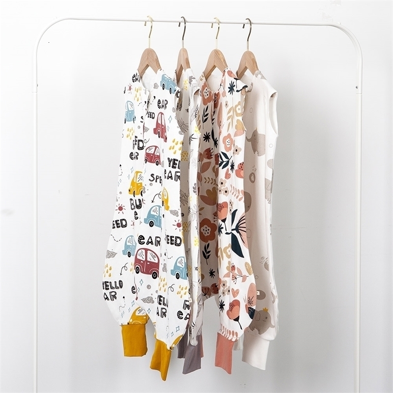 Sleeping Bags Baby 2832 Summer Cool Vest Kids Sleep Sack Boys Girls 100% Cotton Breathable Anti Tipi 230331