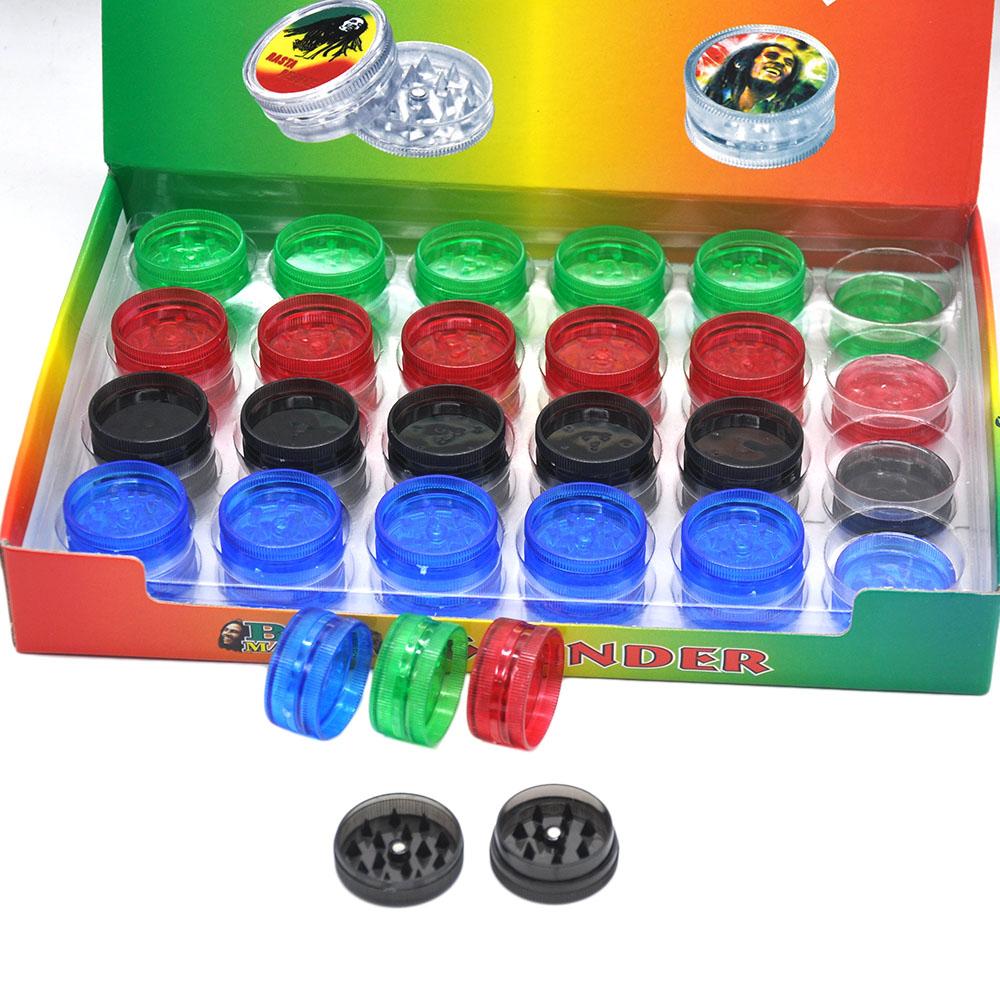 Smoke Shop 48ps/lot 2 Parts 30MM MINI Acrylic Hard Plastic tobacco Herb Grinder Reggae Grinder Tobacco Grinder
Smoke Shop 48ps/lot 2 Parts 30MM MINI Acrylic Hard Plastic tobacco Herb Grinder Reggae Grinder Tobacco Grinder