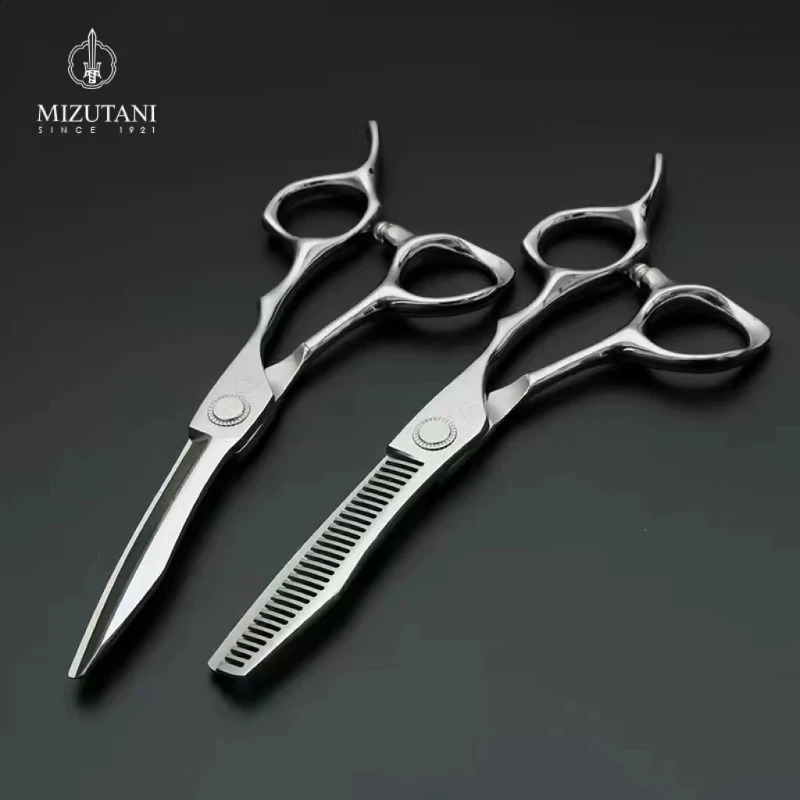 Scissors Shears Mizutani barber professional hairdressing scissors 60 Inch 440C material High end salon Hair cutting 231102