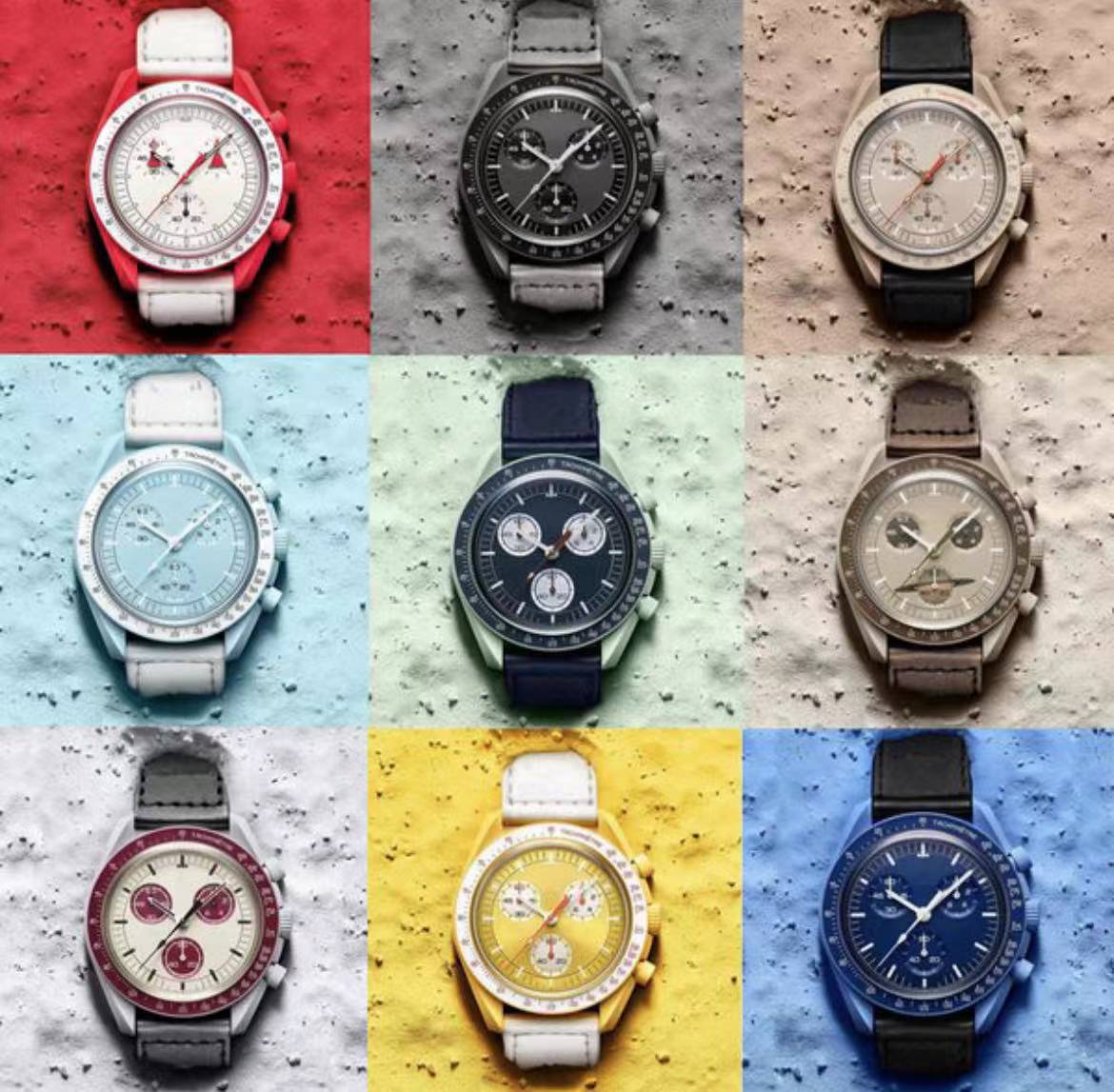 moonswatch swatch Quarz Chronograph Mens Watch mission to earth Real Black Nylon Limited Edition
moonswatch swatch Quarz Chronograph Mens Watch mission to earth Real Black Nylon Limited Edition