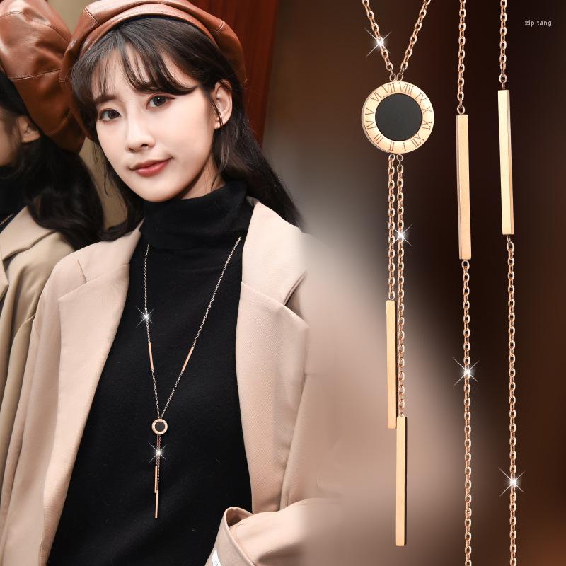 Pendant Necklaces Fashion Geometric Disc Roman Digit Numbers Long Tassel & Pendants Autumn Winter Sweater Chain Necklace Women Jewelry
Pendant Necklaces Fashion Geometric Disc Roman Digit Numbers Long Tassel & Pendants Autumn Winter Sweater Chain Necklace Women Jewelry