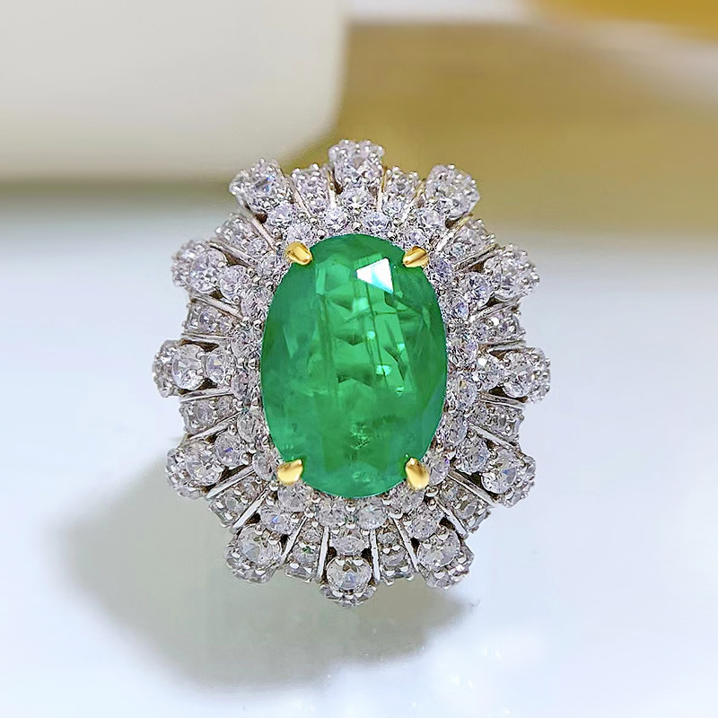 Flower Emerald Diamond Ring 100% Real 925 sterling silver Party Wedding band Rings for Women Bridal Promise Engagement Jewelry
Flower Emerald Diamond Ring 100% Real 925 sterling silver Party Wedding band Rings for Women Bridal Promise Engagement Jewelry