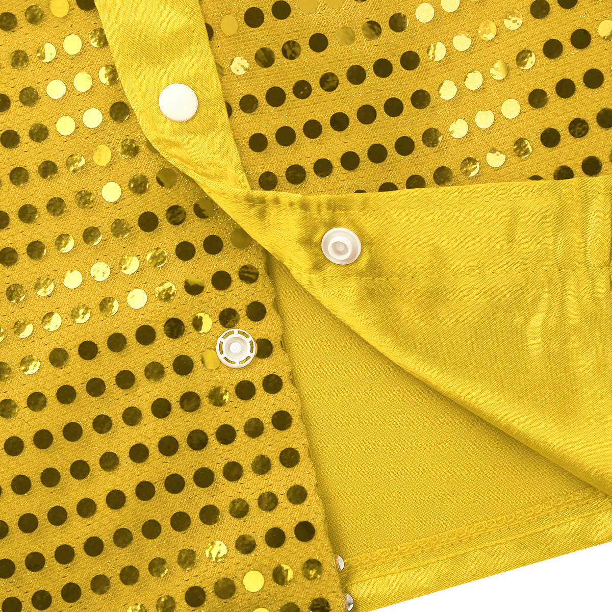 Kids Shirts Kids Shiny Sequins Dance Shirt Boys Students Performance Costume Children Hip-hop Jazz Dance Sequined Shirt Stage Dance Blouse 230403