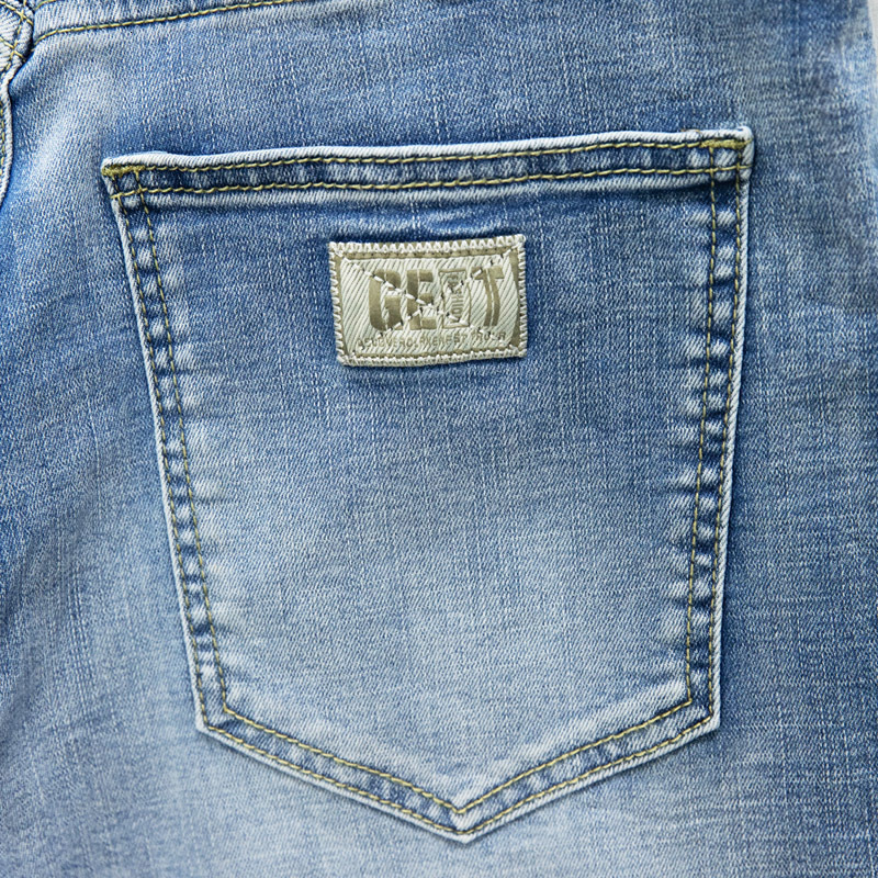 Men's Shorts Summer Casual Denim Shorts Men's Fashion Blue Knee Pants Slim Fit Classic Men's Clothing Jeans 230403