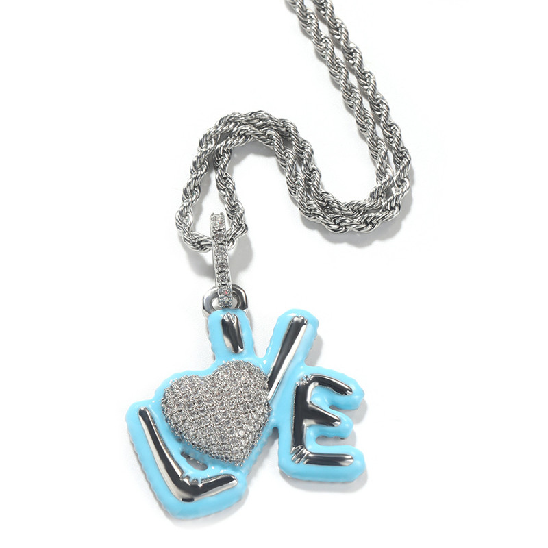 Love Letter Necklace Decoration Hip Hop Diamond LOVE Personalized Trend Creative Pendant Necklace Wholesale
Love Letter Necklace Decoration Hip Hop Diamond LOVE Personalized Trend Creative Pendant Necklace Wholesale